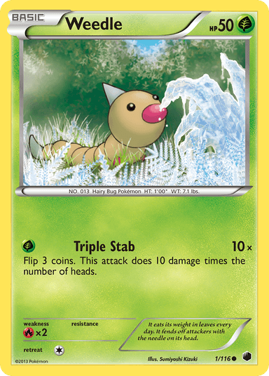 Weedle, Plasma Freeze 1