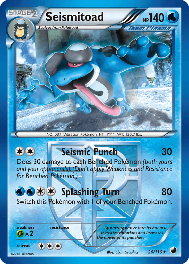 Seismitoad, Plasma Freeze 26
