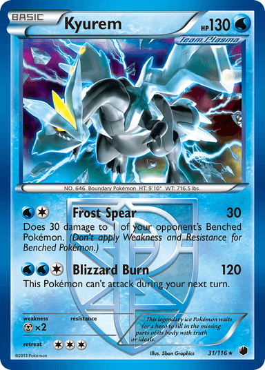 Kyurem, Plasma Freeze 31