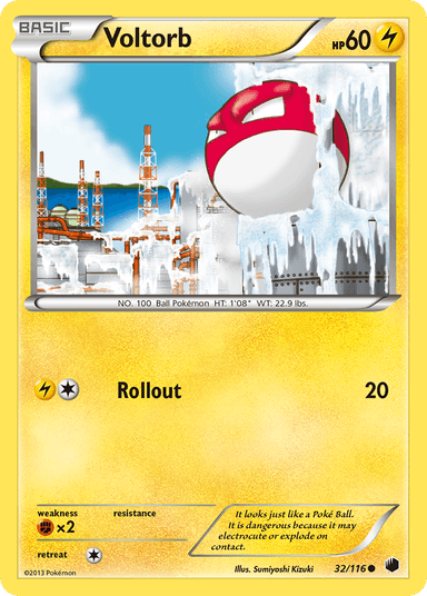 Voltorb, Plasma Freeze 32