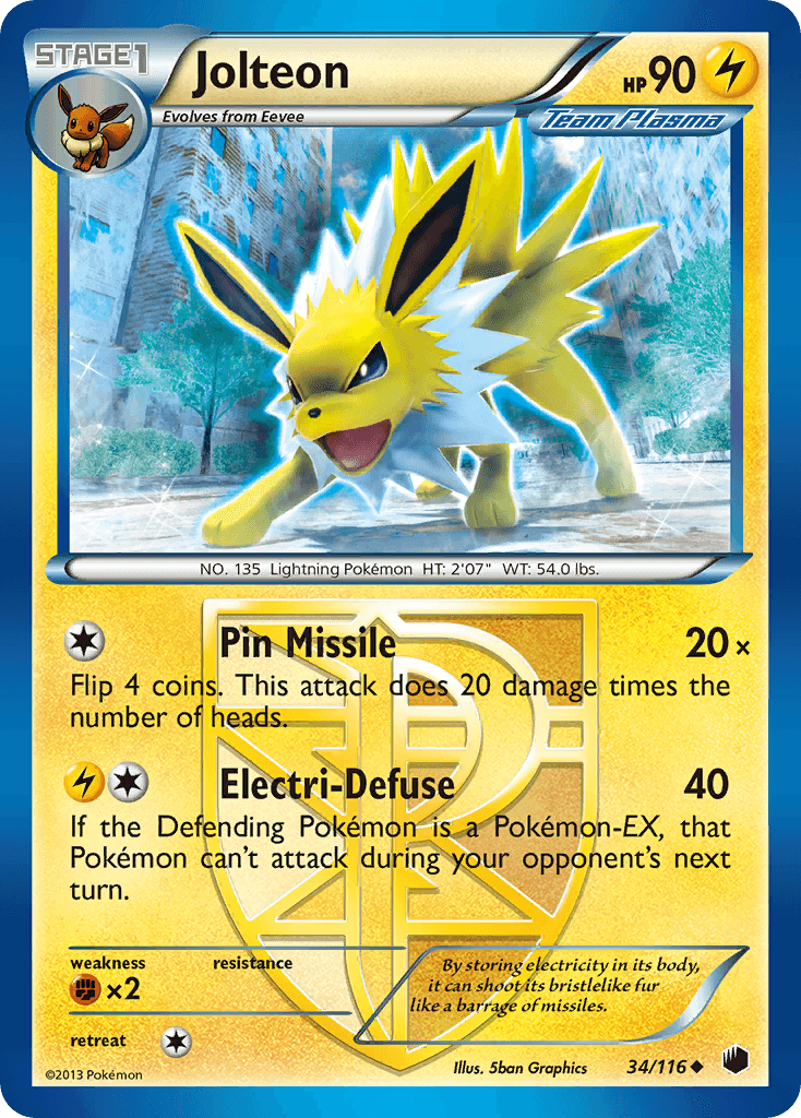 Jolteon, Plasma Freeze 34