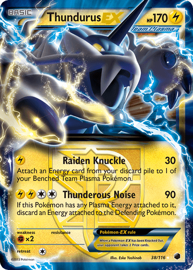 Thundurus-EX, Plasma Freeze 38