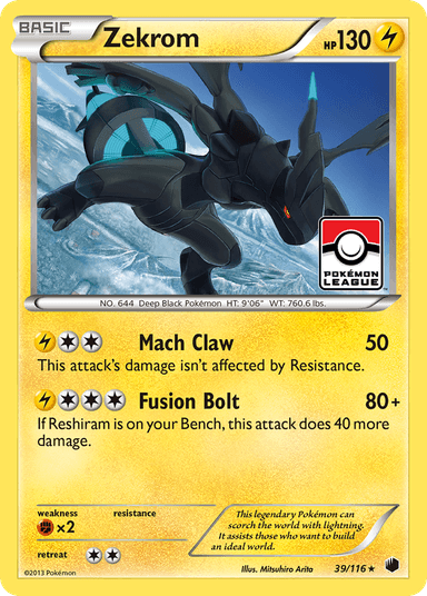 Zekrom, Plasma Freeze 39