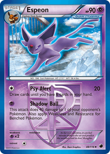 Espeon, Plasma Freeze 48