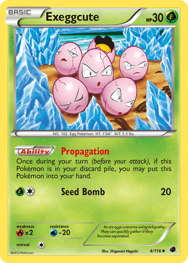 Exeggcute, Plasma Freeze 4