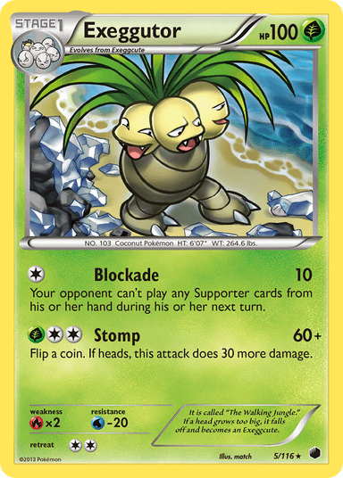 Exeggutor, Plasma Freeze 5