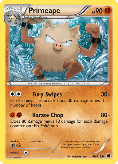 Primeape, Plasma Freeze 60