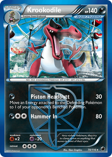 Krookodile, Plasma Freeze 70