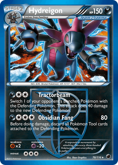 Hydreigon, Plasma Freeze 78