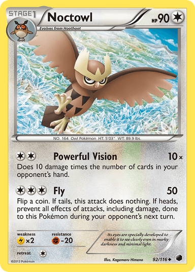 Noctowl, Plasma Freeze 92