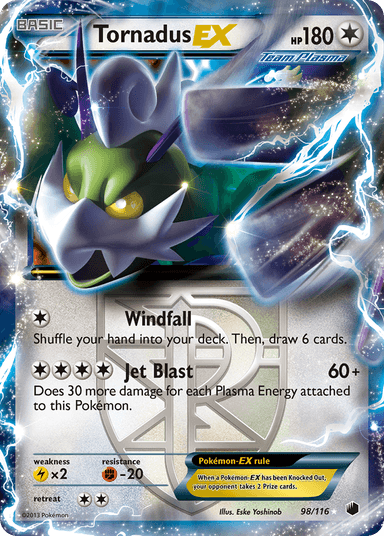 Tornadus-EX, Plasma Freeze 98