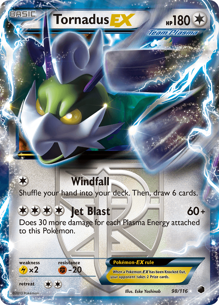 Tornadus-EX, Plasma Freeze 98