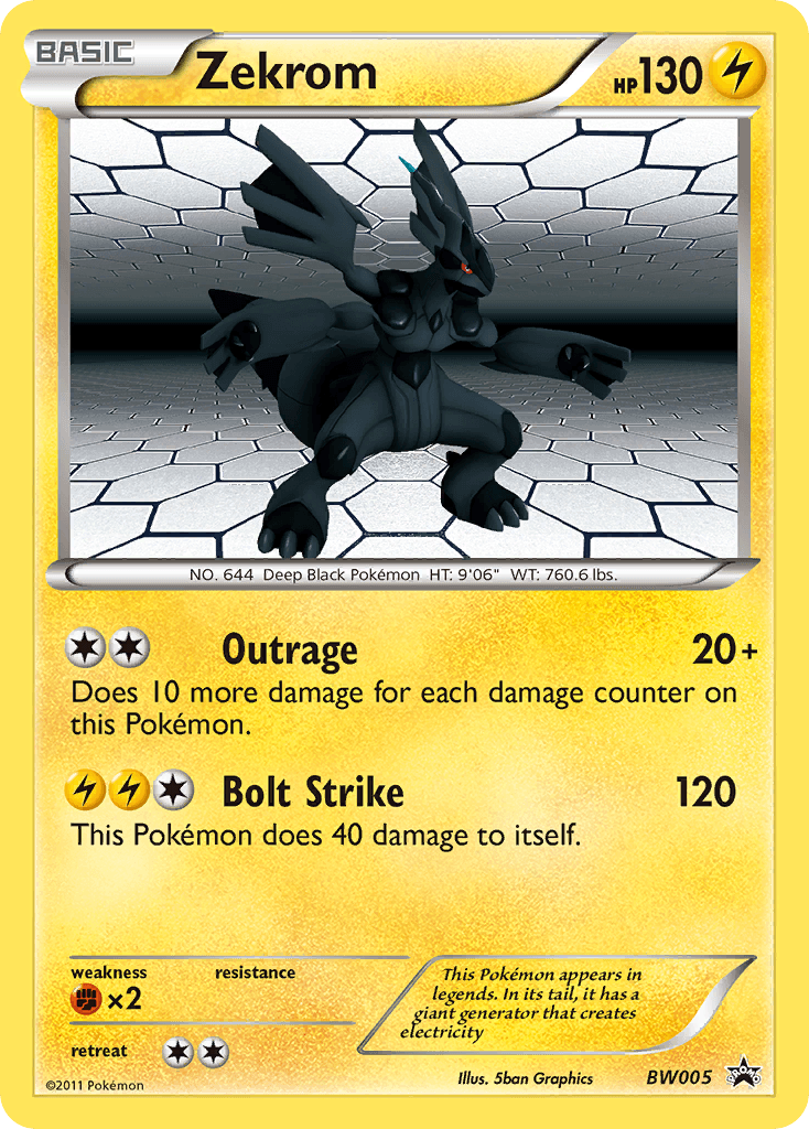 Zekrom, BW Black Star Promos BW005