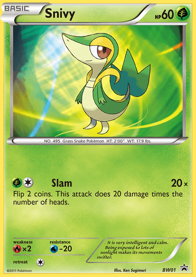 Snivy, BW Black Star Promos BW01