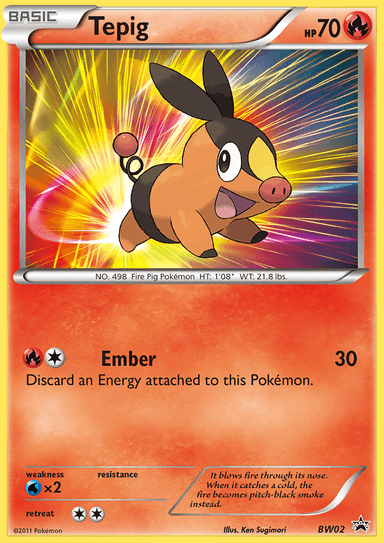 Tepig, BW Black Star Promos BW02