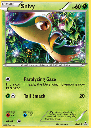 Snivy, BW Black Star Promos BW06