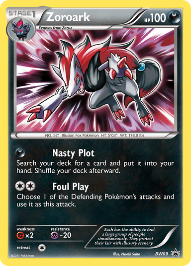 Zoroark, BW Black Star Promos BW09