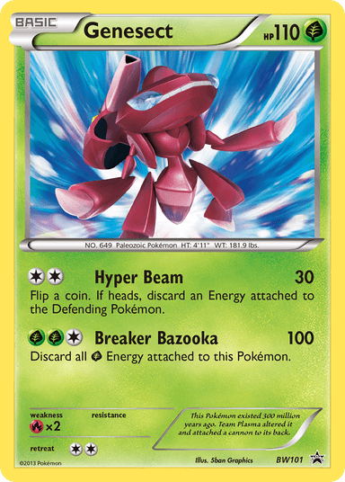 Genesect, BW Black Star Promos BW101