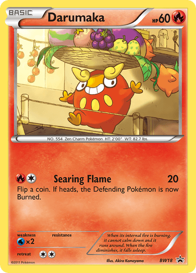 Darumaka, BW Black Star Promos BW18