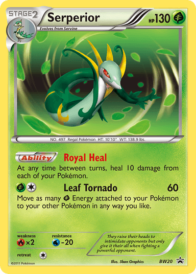 Serperior, BW Black Star Promos BW20