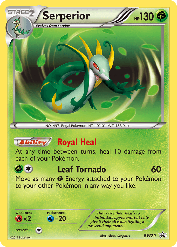 Serperior, BW Black Star Promos BW20