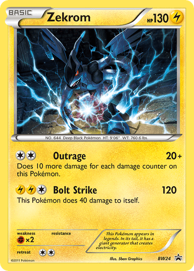 Zekrom, BW Black Star Promos BW24