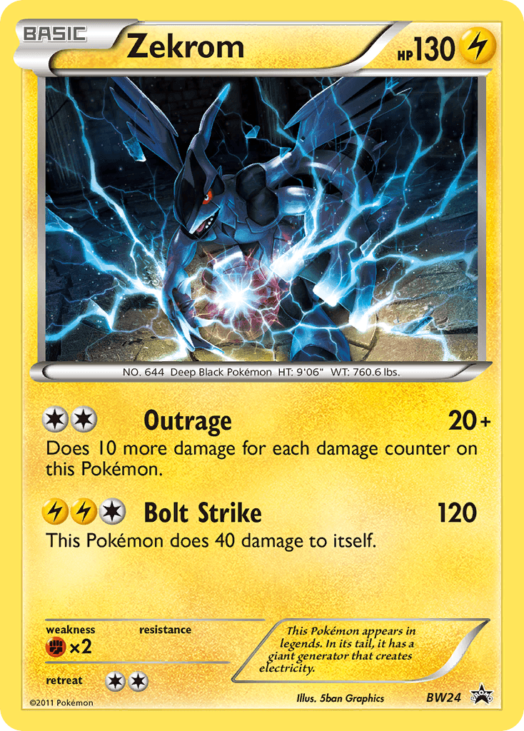 Zekrom, BW Black Star Promos BW24