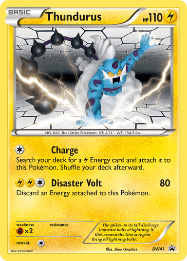 Thundurus, BW Black Star Promos BW41