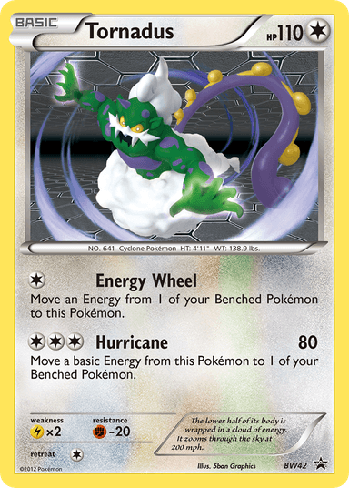 Tornadus, BW Black Star Promos BW42