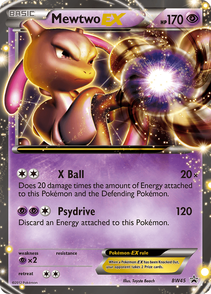 Mewtwo-EX, BW Black Star Promos BW45