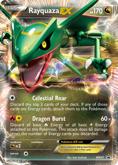 Rayquaza-EX, BW Black Star Promos BW47