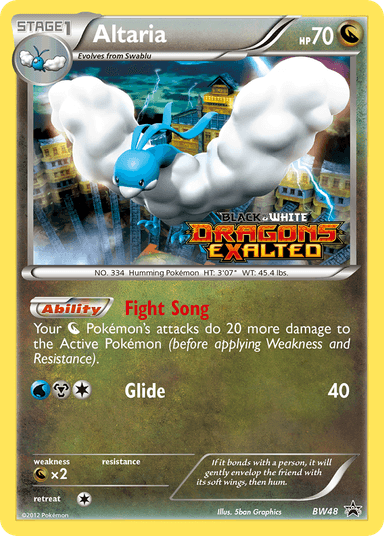 Altaria, BW Black Star Promos BW48