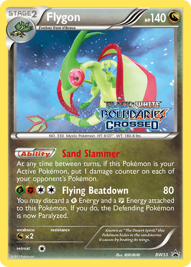 Flygon, BW Black Star Promos BW53