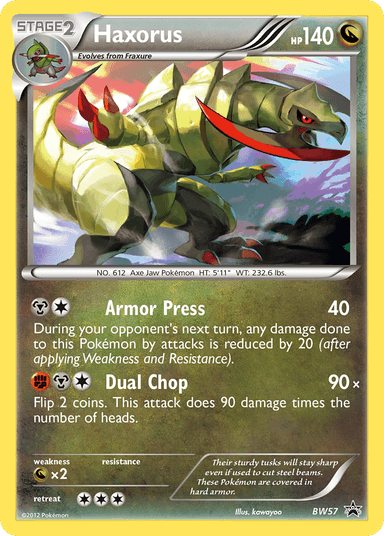 Haxorus, BW Black Star Promos BW57