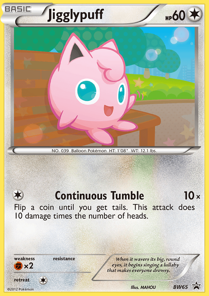 Jigglypuff, BW Black Star Promos BW65