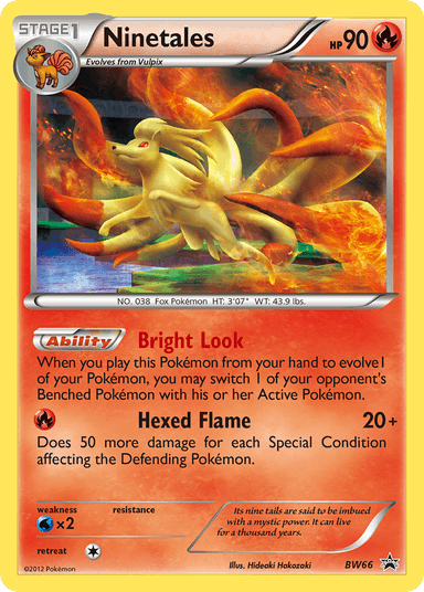 Ninetales, BW Black Star Promos BW66