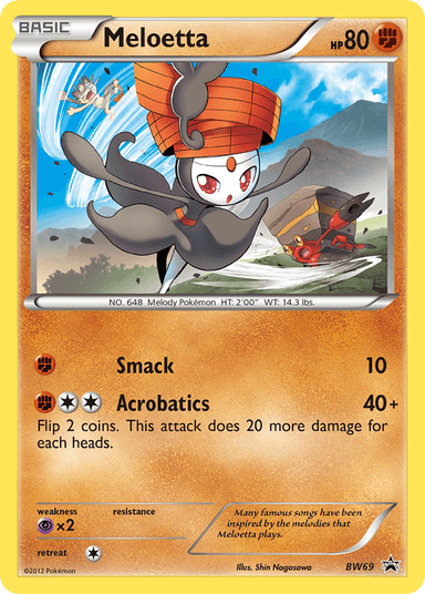 Meloetta, BW Black Star Promos BW69