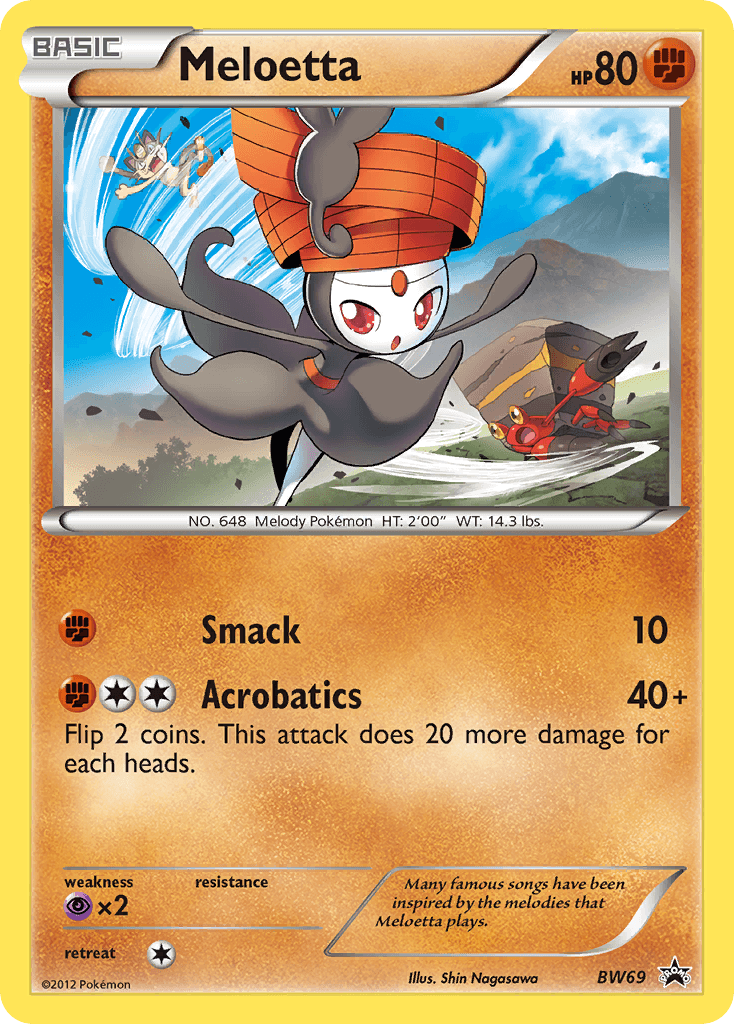 Meloetta, BW Black Star Promos BW69
