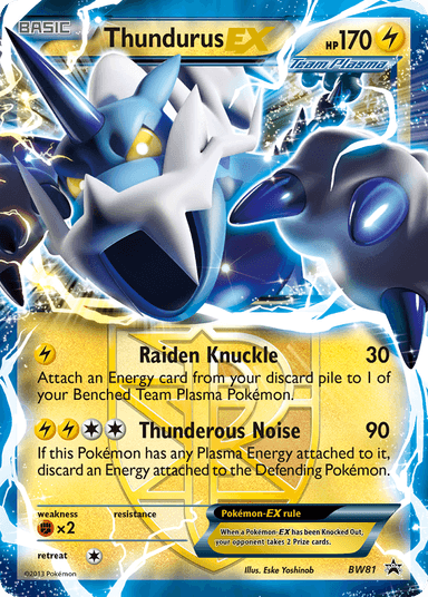 Thundurus-EX, BW Black Star Promos BW81