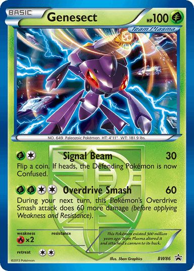 Genesect, BW Black Star Promos BW86