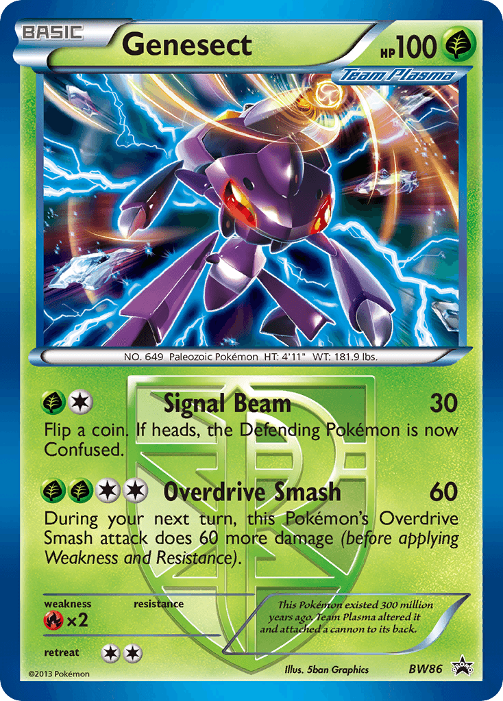 Genesect, BW Black Star Promos BW86