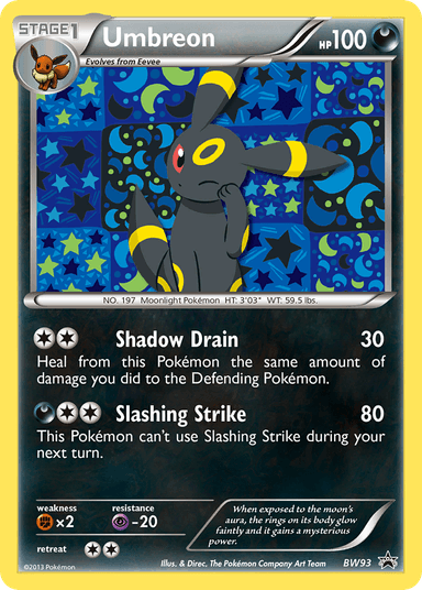 Umbreon, BW Black Star Promos BW93