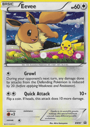 Eevee, BW Black Star Promos BW97