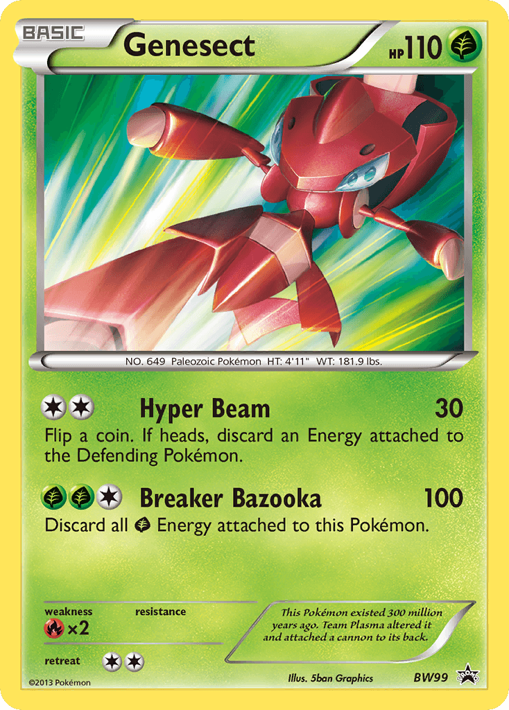 Genesect, BW Black Star Promos BW99