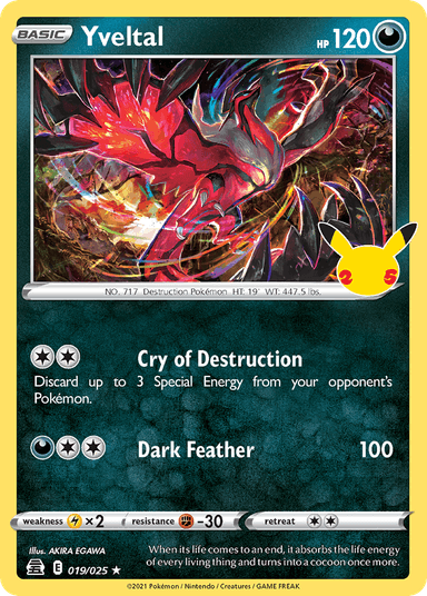 Yveltal, Celebrations 19