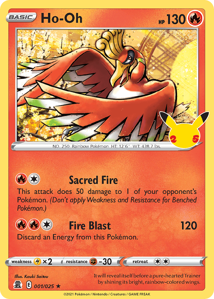 Ho-Oh, Celebrations 1