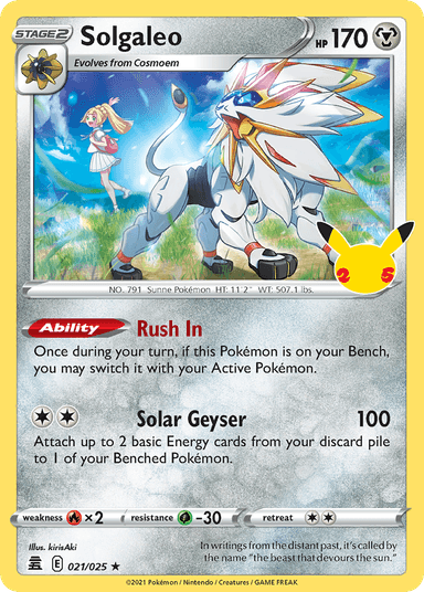 Solgaleo, Celebrations 21