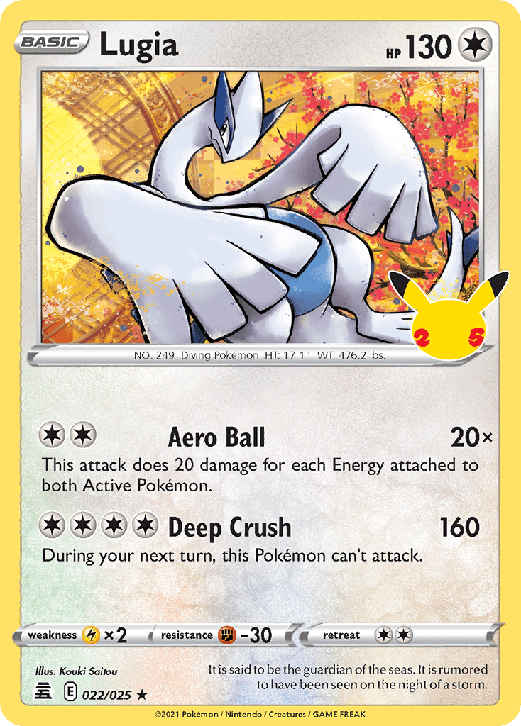 Lugia, Celebrations 22