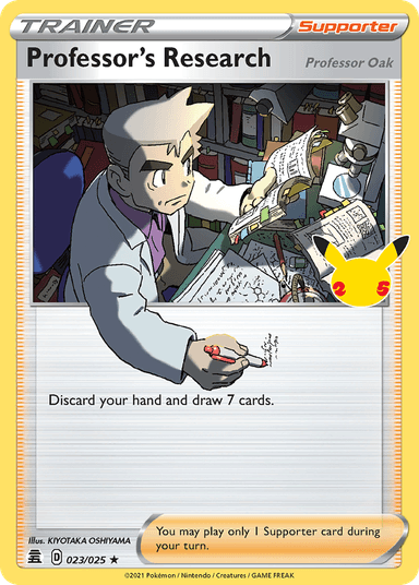 Professor's Research (Professor Oak), Celebrations 23