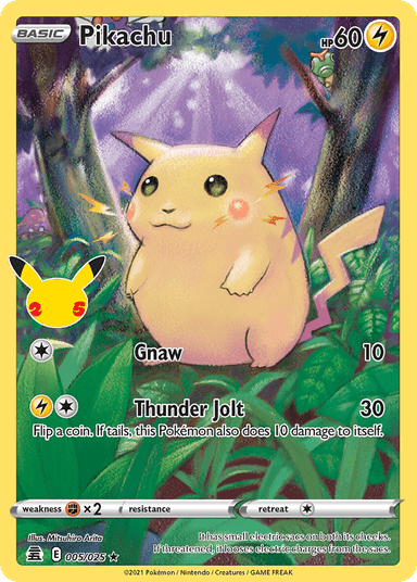 Pikachu, Celebrations 5